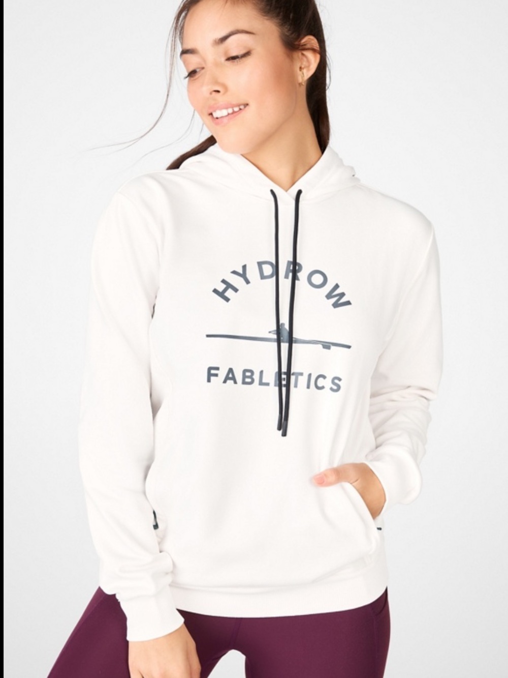 Fabletics | FL X Hydrow Limited Edition Hoodie soft rowing sweatshirt size XS